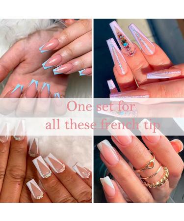 Clear Silicone Jelly Nail Stamper with Scraper | French Tip Manicure Tool for Nail Art Stamping Design - Buy Online on GoSupps.com