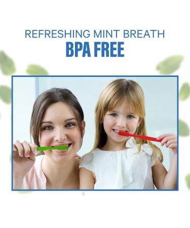 36 Prepasted Disposable Toothbrushes for Dental Care & Oral Hygiene | Individually Wrapped | No Water Needed | Airbnb Gifts (36 Pack) - Buy Online on GoSupps.com