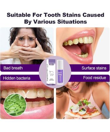 Purple Toothpaste for Teeth Whitening Whitening Toothpaste Tooth Stain Removal Protect Tooth Enamel Gentle Care of The Gums - Buy Online on GoSupps.com