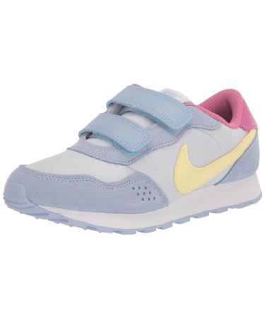 NIKE Boy's Md Valiant Btv Gymnastics Shoe 2.5 UK Cobalt Bliss Citron Tint Football Grey