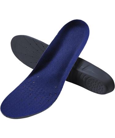 Memory Foam Insoles Shoes Inserts for Men Women Kids - Black/Navy - L (Men's 8-12/ Women 10-15) - Buy Online on GoSupps.com