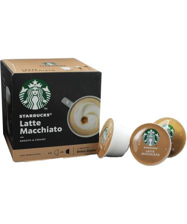Starbucks Nescaf Dolce Gusto Latte Macchiato Pack of 4 boxes of 12 coffee capsules - Buy Online on GoSupps.com