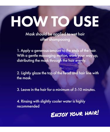 Hair Bar NYC Silver Mask 16.9oz - Purple Toning Mask for Blonde, Silver, Platinum Hair with Keratin & Biotin - Buy Online on GoSupps.com