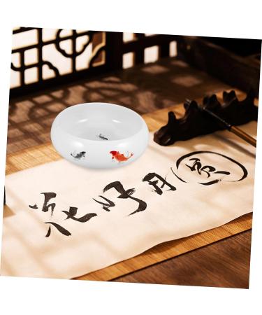 COHEALI Calligraphy Brush Washer Cup - Ceramic Cylinder Tool for Perfectly Cleaning Writing Brushes - Essential Calligraphy Supplies - Buy Online on GoSupps.com