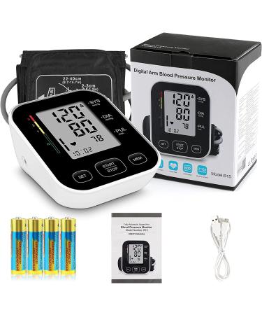 CARMAS Blood Pressure Monitor Upper Arm with Large Cuff - Large LCD Display, Automatic Machine, 240 Memory Sets (Black) - Buy Online on GoSupps.com