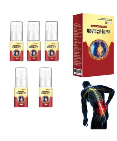 Lumbar Pain Relief Herbal Spray Cold Compress Lumbar Pain Relief Spray for Pain Aroma Sensations Pain Relief Spray for High Heel Shoes Gently Spray Relieve Pain Back Relief Pain Spray (5 Pcs)