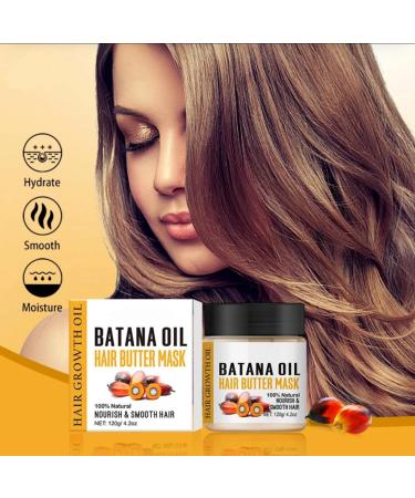 100% Pure Batana Oil from Honduras - Hair Mask & Scalp Treatment for Growth & Anti-Hair Loss - 4.2 oz (120g - Buy Online on GoSupps.com