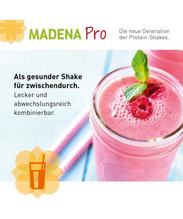 Madena Vegan Protein Powder - Herbal Rice & Pea Protein with Pomegranate Extract Sugar-Free 500g - Buy Online on GoSupps.com