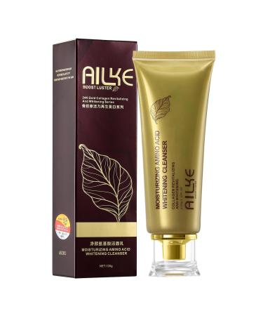 AILKE BOOST LUSTER AILKE Amino Acid Moisturizing & Whitening Facial Cleanser Oil Control Deep Clean Impurities & Makeup Reduce Pimples Blackhead Facial Wash 120 g Pack of 1 1 copy