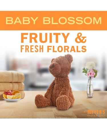 Mrs. Meyer's Baby Laundry Detergent Liquid - Baby Blossom Scent - 64oz (Pack of 2, 128 Loads) with Essential Oils - Buy Online on GoSupps.com