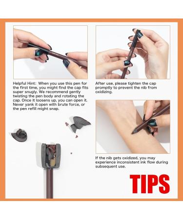 CiwDehuanle Kajalstift black eyeliner waterproof plum stamp 24 hours smuggeproof sensitive eyes natural eye color 5 black - Buy Online on GoSupps.com