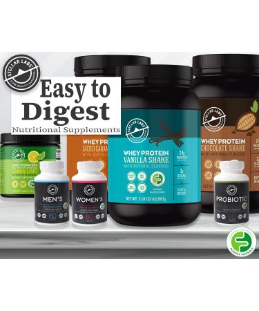 Stellar Labs Chocolate Whey Protein Powder with BCAA's & Whey Isolate | Low FODMAP Certified, Non GMO, Gluten Free, Soy Free | Ideal for Keto & Post Workout | 2lb Pack - Buy Online on GoSupps.com