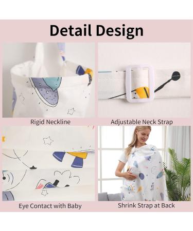 Breastfeeding Cover - Nursing Shawl Apron for Full Privacy and Protection - Buy Online on GoSupps.com