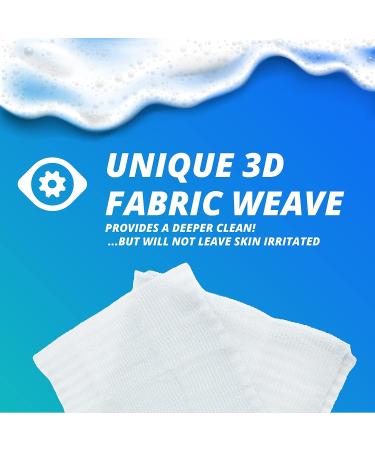 Rising Sun Deluxe Japanese Exfoliating Bath Cloth & Shower Scrub Towel for Thorough Body, Back, and Face Cleansing - Fast Drying, Rich Foam Lather, Dead Skin Cell Removal - Unisex Loofah Alternative - Buy Online on GoSupps.com