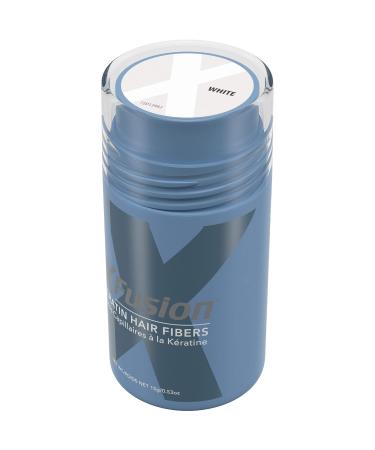XFusion Keratin Hair Fibers - White (15g) | Best Hair Loss Solution - Fast International Shipping - Buy Online on GoSupps.com