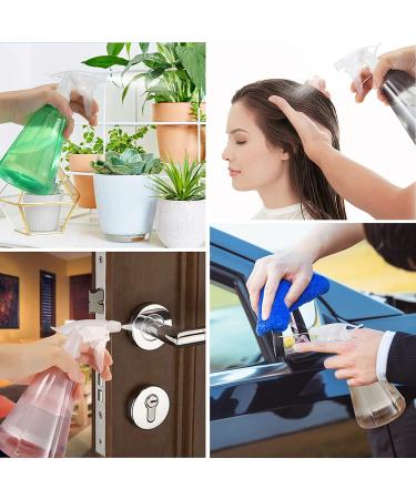 Pack of 5 17 oz Adjustable Spray Bottles - Multi-color | BPA Free, Leak Proof - Ideal for Cleaning, Gardening, Pets, Plants, and Hair Misting - Buy Online on GoSupps.com