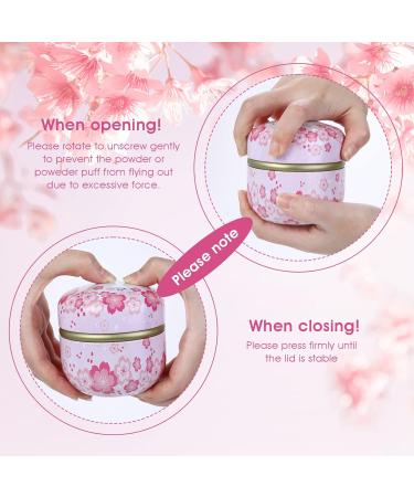 SIBBA Powder Suitcase with Powder Squad - Pink Baby Powder Container & Makeup Puff Kit for After Bath Care - Buy Online on GoSupps.com