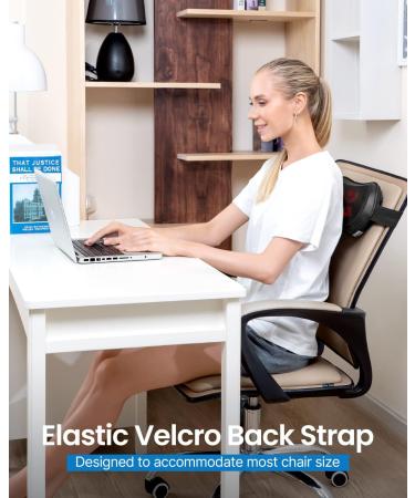 Renpho Shiatsu Massage Pillow with Heat - 3 Speed Neck & Back Massager | Tiefing Black - International Shipping Available - Buy Online on GoSupps.com