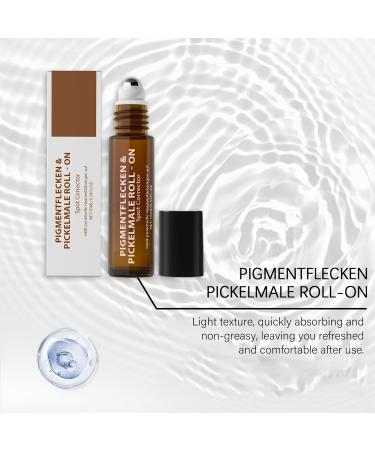 S rum correcteur de taches brunes anti-taches pigmentaires pour le visage avec rouleau s rum hydratant et claircissant pour un teint uniforme anti-pigments pour un teint jeune (6pcs) - Buy Online on GoSupps.com
