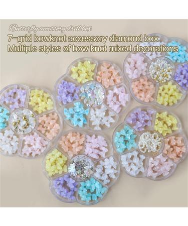 Nail Art Decorations Nail Art Colorful Bowknot For Nail Jewelry Making Nail Decorations - Buy Online on GoSupps.com