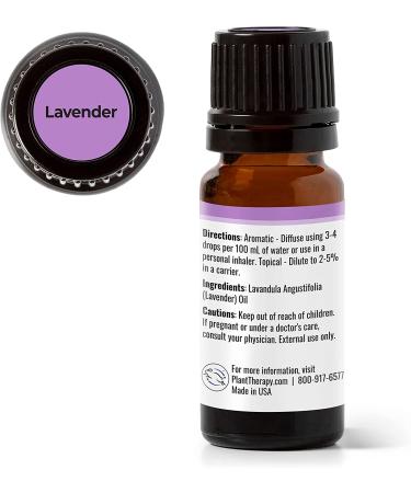 Plant Therapy Lavender Essential Oil 10 mL - 100% Pure & Undiluted Therapeutic Grade for Aromatherapy and Body Care - Buy Online on GoSupps.com