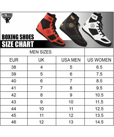 FISTRAGE Leather Boxing Shoes | Kick Fighting Training Mesh Unisex Pro Men's & Youth | Lightweight Boot for Adults & Youth | White/Black - Size Women 9.5/Men 8 - Buy Online on GoSupps.com