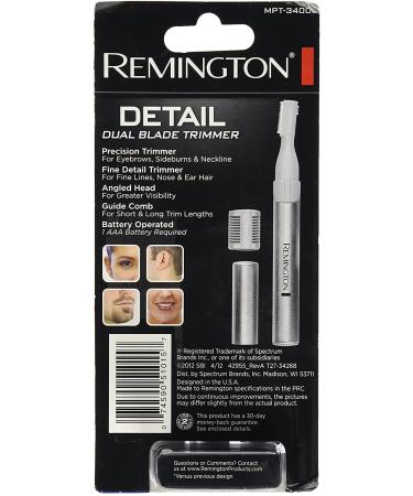 Remington MPT-3400 Dual Blade Stainless Steel Detail Trimmer - Precision Grooming Tool - Buy Online on GoSupps.com