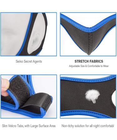 Airflow Jaw Strap - Breathable Snoring Solution for Men & Women | Effective Stop Snoring Aid (Black - Buy Online on GoSupps.com