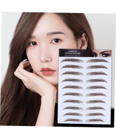Beavorty 8 Pcs Eyebrow Stickers False Eyebrow 6d Hair-like Eyebrows Stickers Water Proof 4 Stickers - Buy Online on GoSupps.com