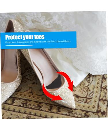 FOMIYES 24 Pairs Half Size Toe Cushions - Silicone Gel Shoe Cushions for High Heels & Crease Protection - Comfortable Men & Women Accessories - Buy Online on GoSupps.com