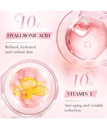 ACSUSS Non Greasy Brightening Facial Essence 30ml Hydrating Serum Lightweight Moisturizer for Women Pink One Size One Size Pink - Buy Online on GoSupps.com