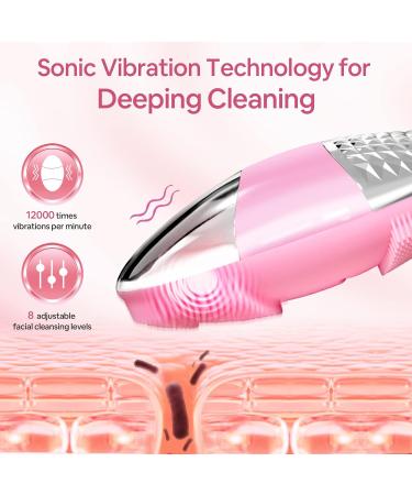 Sunmay Oval Sonic Face Cleaning Brush & Facial Tightening Device - Ion Function All Skin Types - S-Oval Pink - Buy Online on GoSupps.com