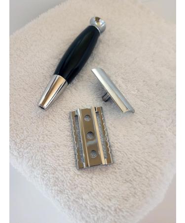 Hans Baier Exclusive Safety Razor - Premium Acrylic Black | International Shipping - Buy Online on GoSupps.com