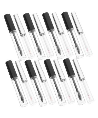 BIUDECO 2 Sets Mascara Tube Mascara Clear Empty Mascara Bottle Empty Eyelash Tube Clear Mascara Plastic