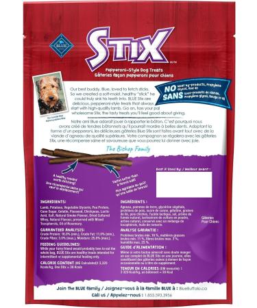 Blue Buffalo Stix Natural Dog Treats Lamb 6oz Lamb Stix - Buy Online on GoSupps.com