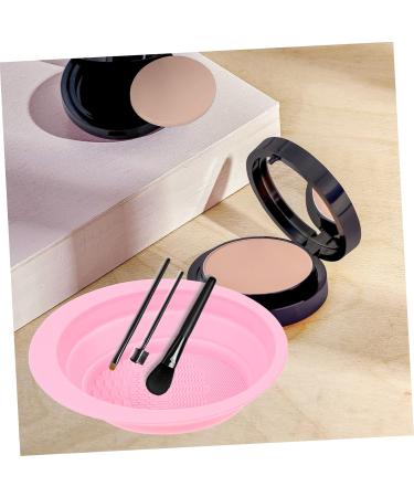 Shop Pink Cleaning Pad - Makeup Brush Cleaner & Rinsing Tool | 14.5x11cm - Perfect for Beauty Routine - Buy Online on GoSupps.com