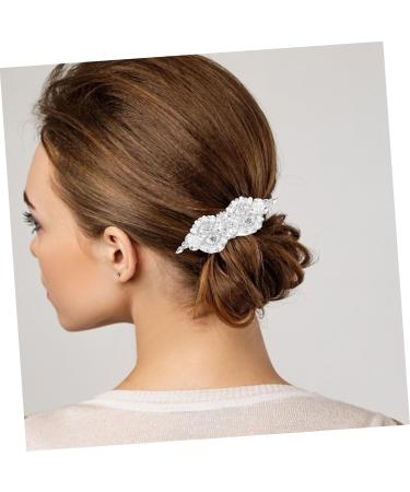 GLSTOY Pearl Comb Girl Headpiece Flower Hair Accessories Rhinestone Hair Comb Hair Accessories for Women Bride Hairpin Decorative Hair Combs Rhinestone Side Comb Bridal Hair Comb - Buy Online on GoSupps.com