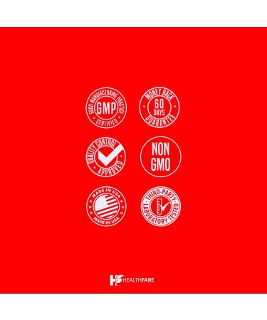 HealthFare Cayenne Pepper Capsules 600mg | 200 Vegan Pills | 45 000 Heat Units (HU) | Cardiovascular Circulation & Digestive Support | High Potency Herbal Extract | Non-GMO Gluten-Free | Made in USA - Buy Online on GoSupps.com