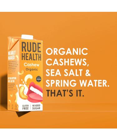 Buy Rude Health Organic Cashew Drink 1L - Dairy-Free Vegan and Gluten-Free | International Shipping Available - Buy Online on GoSupps.com