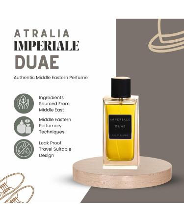 Imperial Duae Middle Eastern Arabic Scent For Men Original Eau De Parfum Best 2024 Attar For Flight Travel Size Woody To Attract Girls With Ithra Dubai Body Mist Arabic Intense Spray - Buy Online on GoSupps.com