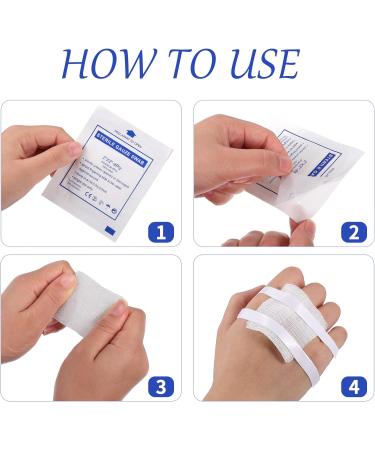 Healifty 30pcs 5x5cm Sterile Non-Woven Cotton Gauze Swabs - Household Supplies for Home & Outdoor - Buy Online on GoSupps.com