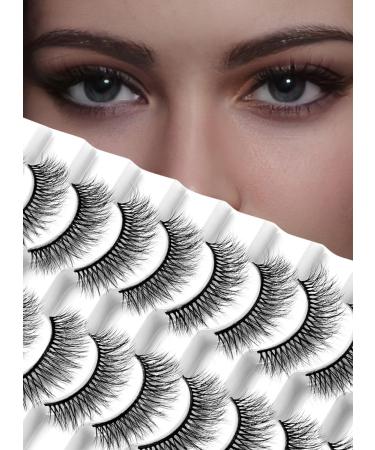 Classic Lash Extensions 6-13mm Fake Eyelashes Luxurious Natural Mink Lashes Eyelash Extensions Comfortable and Easy to Apply High-End Fiber Lashes for Superior Volume