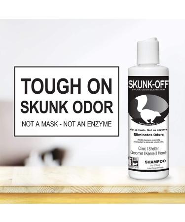 Skunk Off Pet Shampoo 8oz - Safe for Head & Face - Buy Online on GoSupps.com