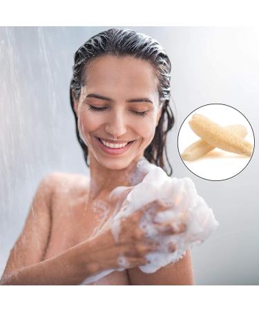 Foochow Natural Luffa Sponge - Eco-Friendly Loofah for Body & Dish Cleaning (13-22 cm) - Perfect Bathing Peel & Rinse - Buy Online on GoSupps.com