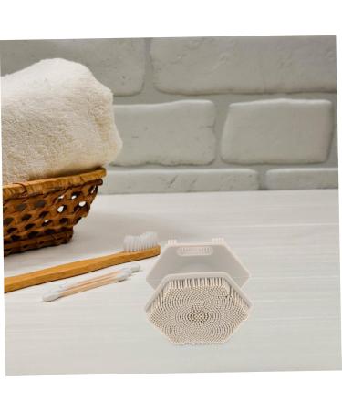 Didiseaon Face Brush Scrubber Face Scrub Face Washer Brush Silicone Face Cleansing Brush Facial Cleansing Brush Face Exfoliator Face Wash Brush Silica Gel Double Sided Makeup Brush 6.50X6.50X4.00CM Grey - Buy Online on GoSupps.com