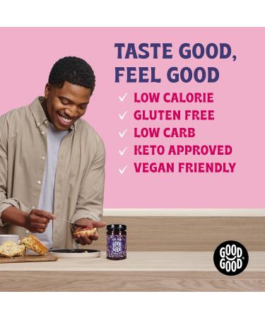 GOOD GOOD Sweet Fig Jam - Keto Friendly - Low Calorie without Added Sugars - Vegan - Gluten Free - Preserves - Buy Online on GoSupps.com