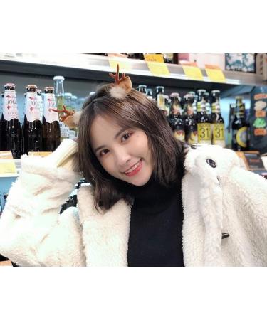 Shop SCSpecial Deer Antler Headband - Perfect Reindeer Hairband & Fawn Horn Clip for Christmas Costumes & Decorations - Light Brown - Buy Online on GoSupps.com