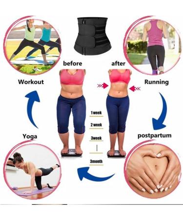 HKDYWTNB Back Brace Lumbar Support Waist Trainer Corset Slimming Body Shaper Tummy Control Girdle Band Trimmer Sauna Sweat Waist Belt(Pink X-Large) X-Large Pink - Buy Online on GoSupps.com