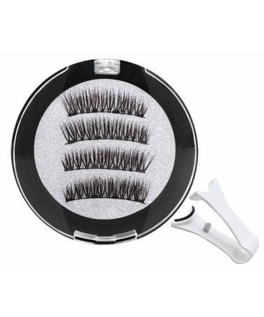 Elara Craft Magnetic Eyelashes Double Sided Magnetic Eyelashes Reusable Lashes Self Adhesive Waterproof Magnetic Eyelashes With Applicator(Style 2)